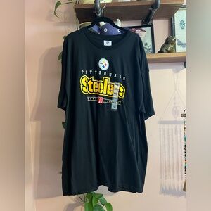 NFL Black Steelers Team Apparel T-Shirt NWT 2x
